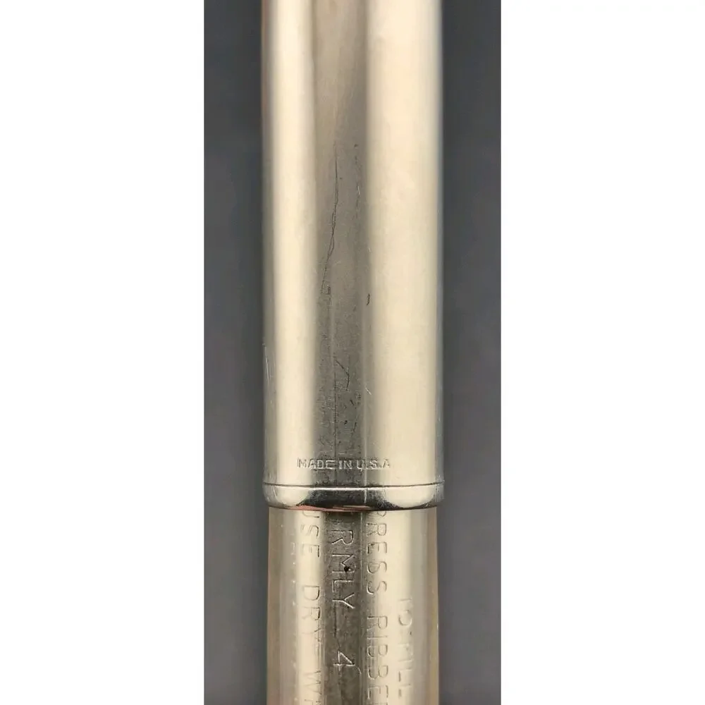 Vintage Parker 51 Clear Demonstrator Fountain Pen 14K Gold Nib - Serviced